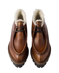 Women's Leather and Shearling Booties