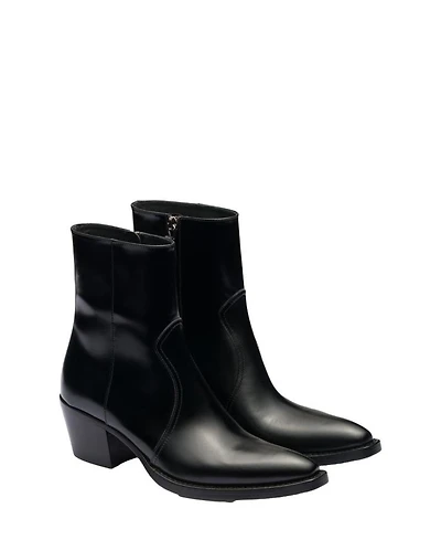 Women's Brushed Leather Camperos Boots