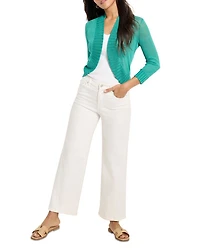 Bolero Linen Blend Cardigan Sweater
