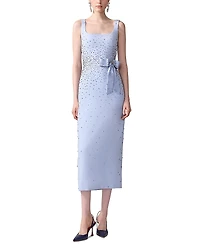 Carolina Herrera Embellished Midi Dress