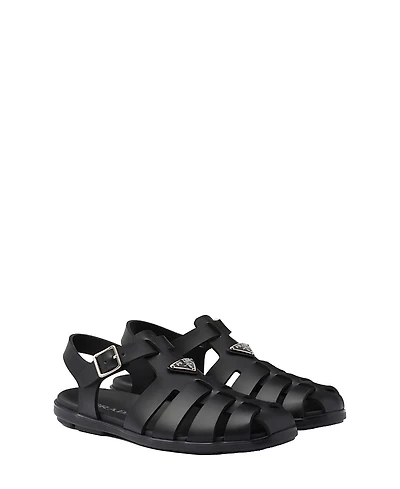 Prada Men's Rubber Fisherman Sandals
