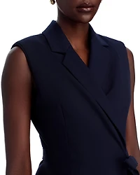Eman Sleeveless Blazer Dress