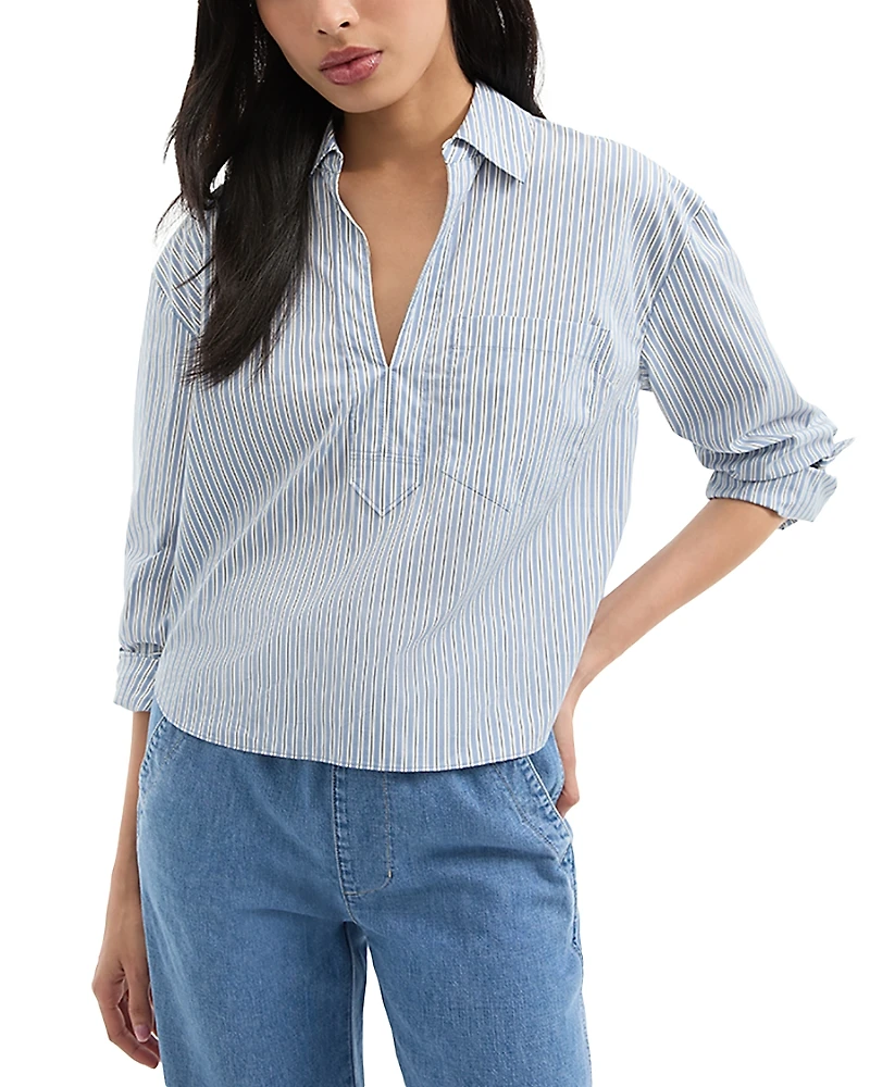 Veronica Beard Khai Poplin Shirt