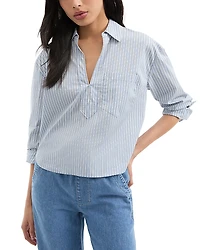 Veronica Beard Khai Poplin Shirt