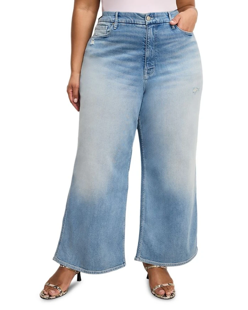 Good Skate Wide Cropped Jeans Indigo958