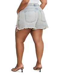 Good '90s Studded Denim Shorts Indigo784