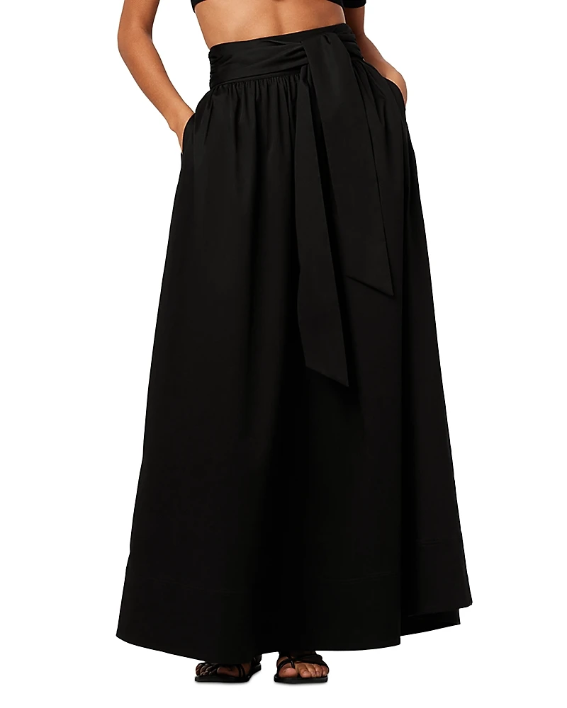 Toccin Sabine Tie Midi Skirt
