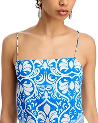 Yuri Printed Spaghetti Strap Top