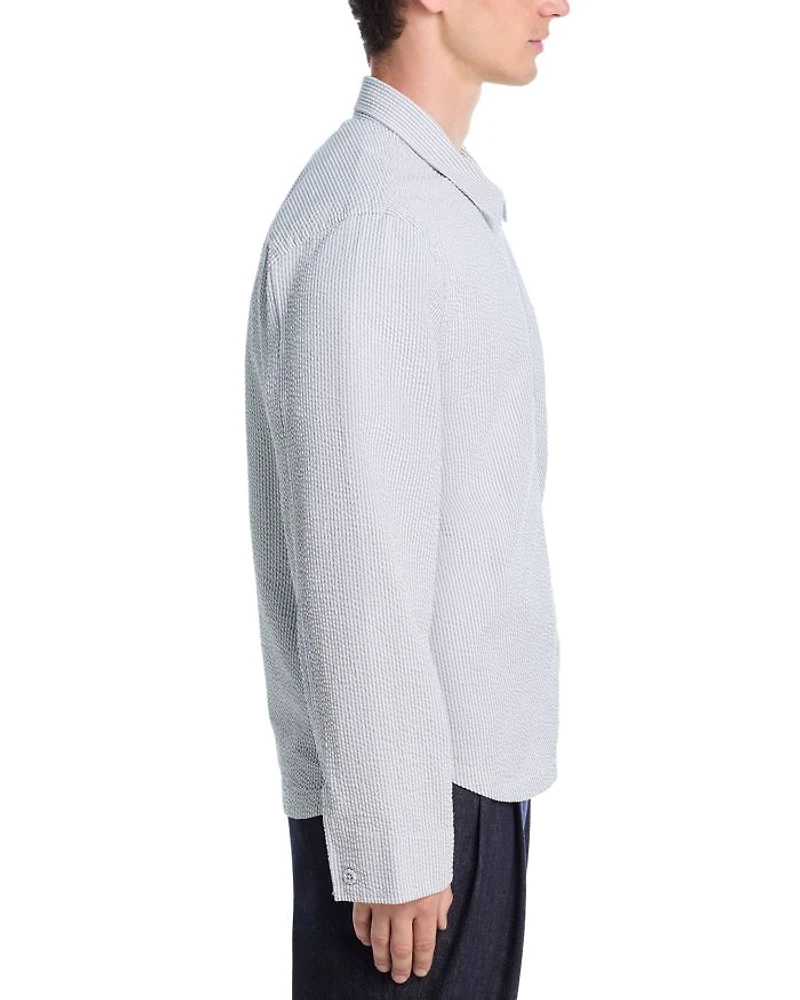 Regular fit Seersucker Shirt Jacket