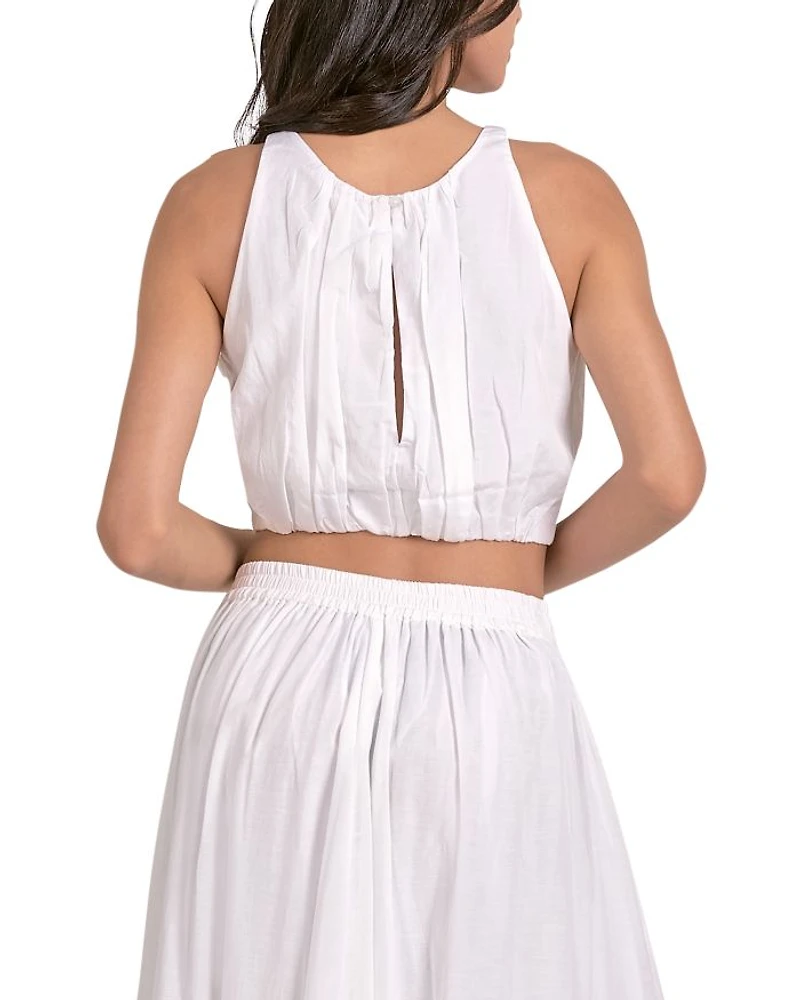 Elastic Halter Top