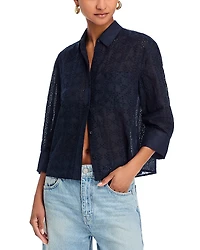 rag & bone Lucia Embroidered Shirt
