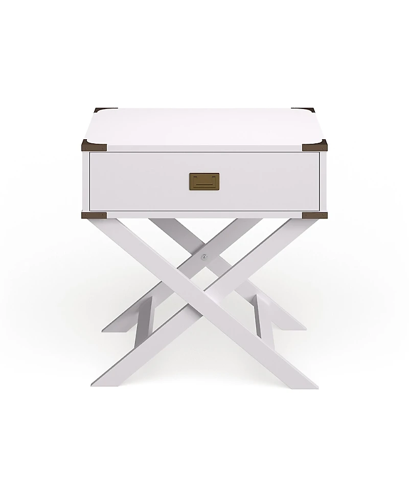 Furniture of America Yore 1-Drawer Side Table