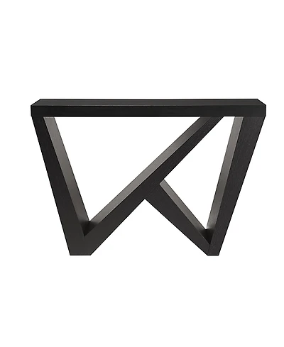 Furniture of America Tara Console Table with Geometric Design