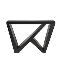 Furniture of America Tara Console Table with Geometric Design