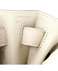 Kelly 28 Handbag Light Clemence with Gold Hardware