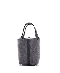 PM Picotin Lock Bag Felt with Leather