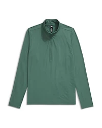 Dune Sky Regular Fit Quarter Zip Long Sleeve Tee