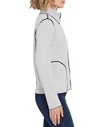 Reversible Cashmere Zip Up Cardigan