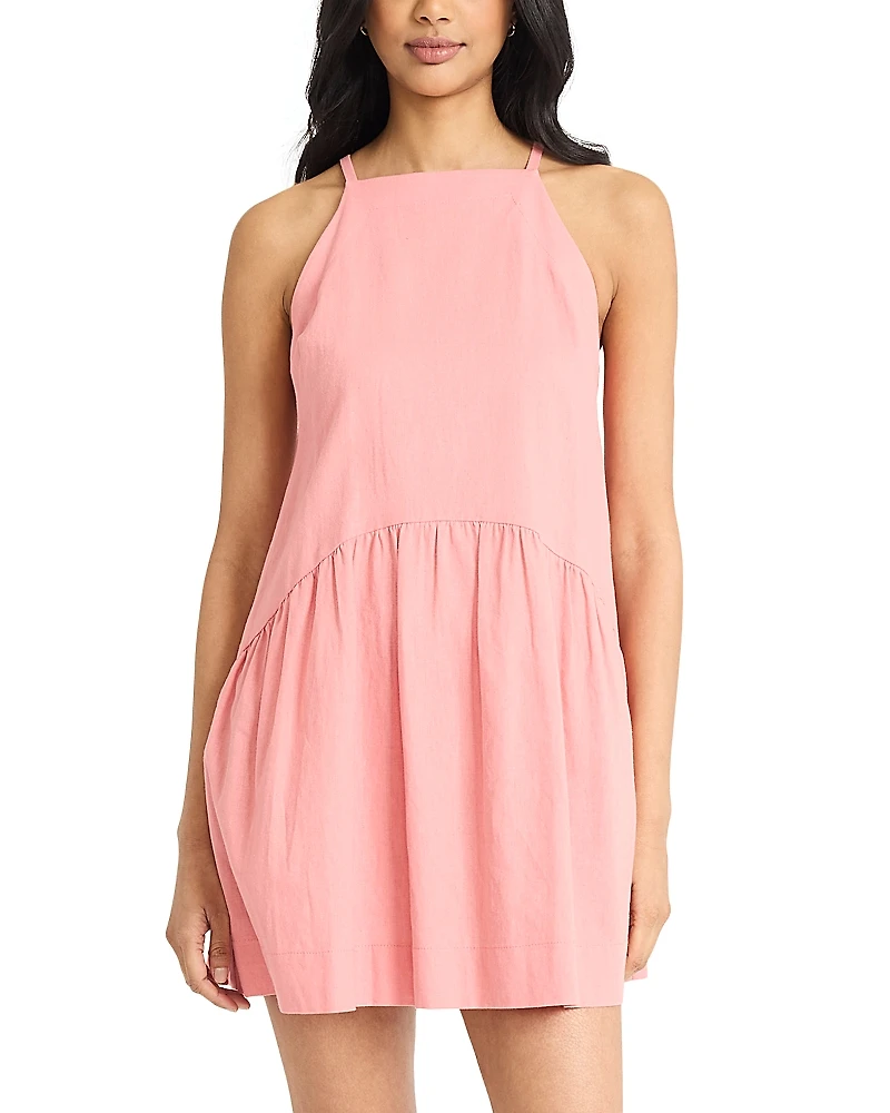 The Good Journey Keyhole Mini Dress