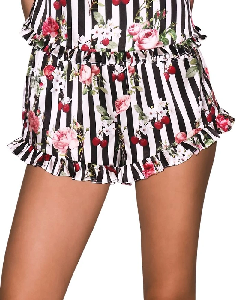 Ruffle Hem Shorts