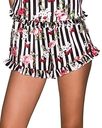 Ruffle Hem Shorts