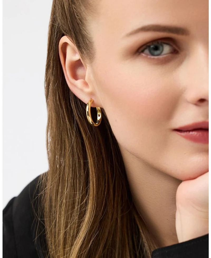 Gold Hoop Earrings Giulia Large