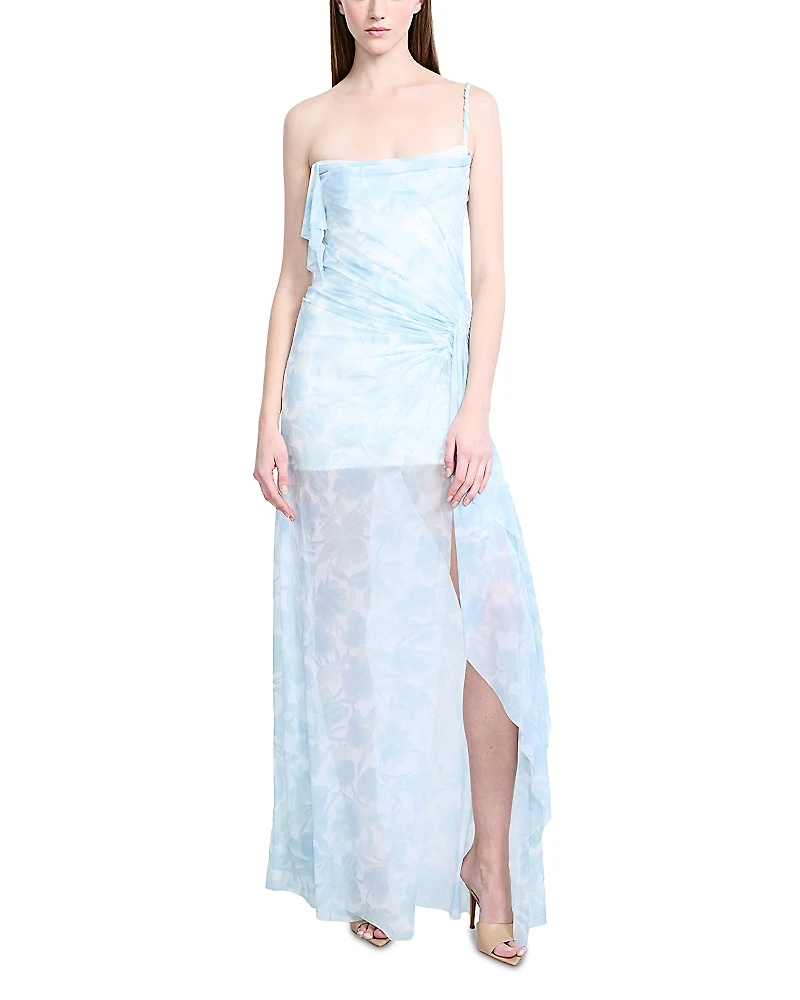 Bcbgmaxazria Sequin Mesh Gown