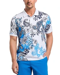 Robert Graham Orzell Floral & Paisley Knit Polo