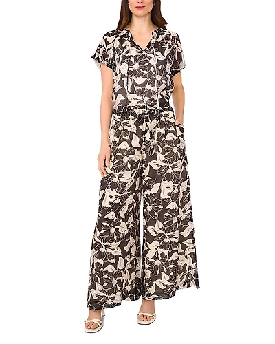 Vince Camuto Shirred Peasant Blouse