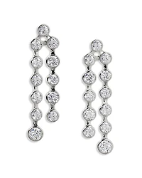 Nadri Bklyn Cubic Zirconia Double Linear Drop Earrings