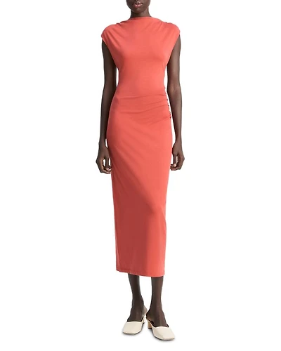 Cowlneck Muscle Tee Dress