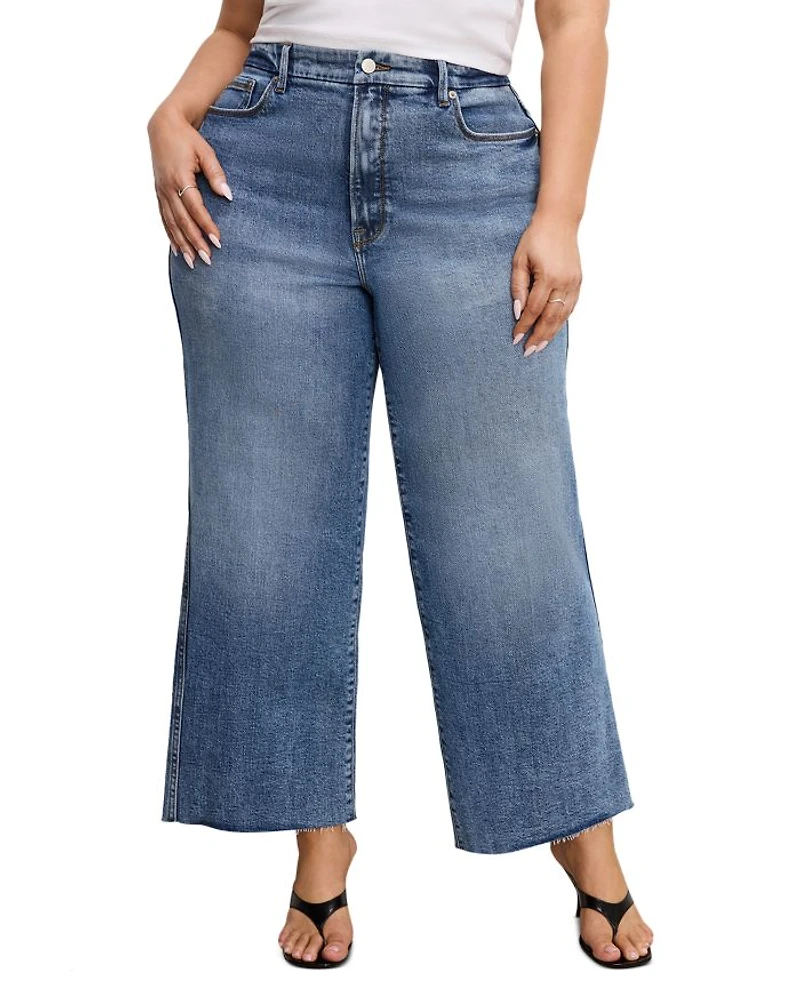Good Skate Wide Cropped Jeans Indigo978