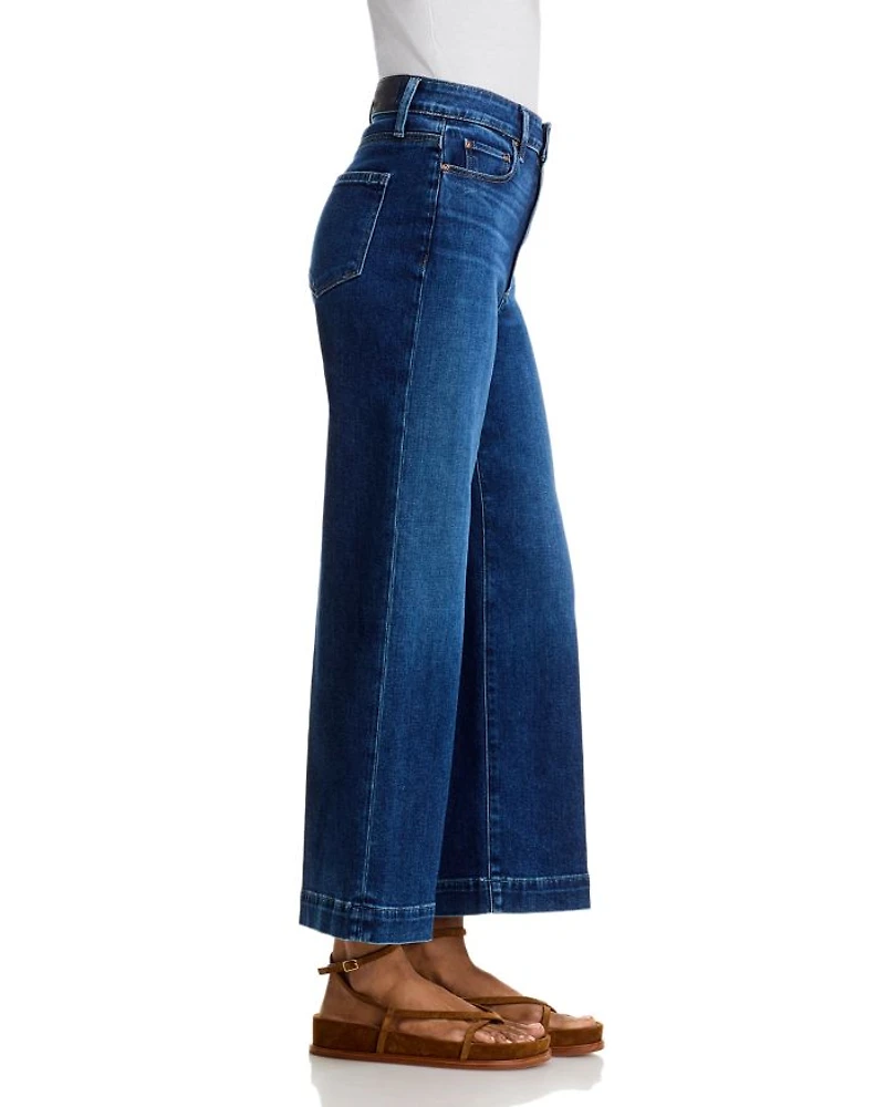Anessa High Rise Cropped Wide Leg Jeans Kindered