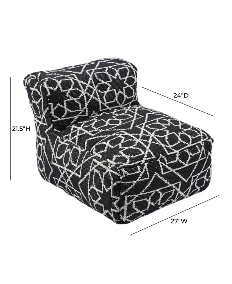 Chiara Outdoor Accent Pouf