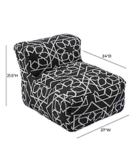 Chiara Outdoor Accent Pouf