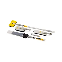 Joseph Joseph CleanTech 6-Piece Deep Cleaning Set with Extension Pole