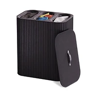 Tota Trio Luxe 90-liter Bamboo Laundry Separation Basket