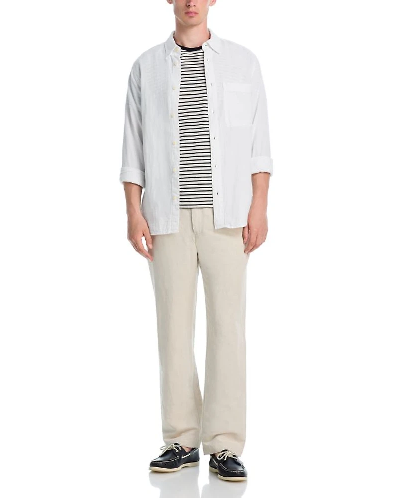 Clarkson Slim Fit Linen Pants