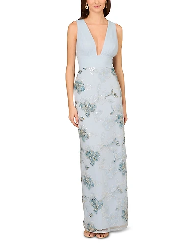 Aidan Mattox Embellished Gown