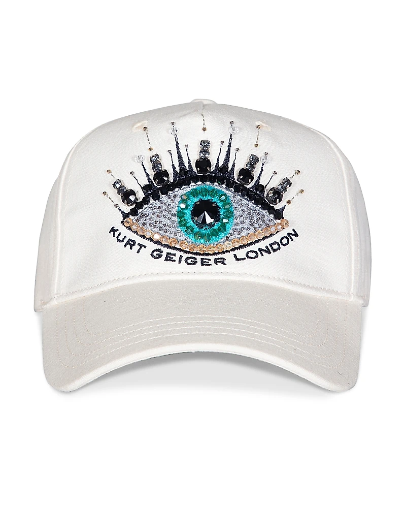 Kurt Geiger London Evil Eye Baseball Cap