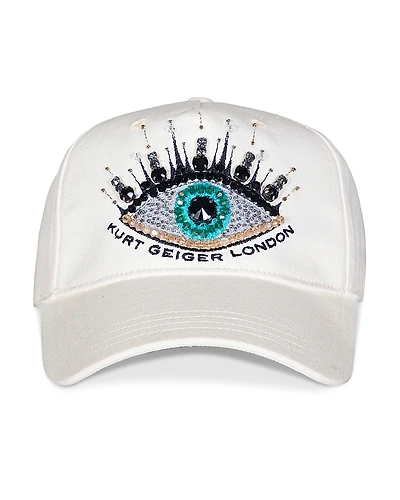 Kurt Geiger London Evil Eye Baseball Cap