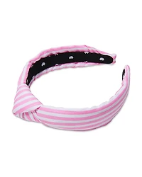 Lele Sadoughi Slim Knotted Seersucker Headband