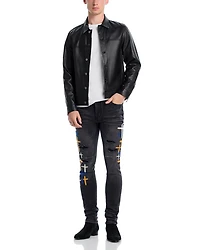 Bryant Distressed Skinny Jeans Charcoal Drift