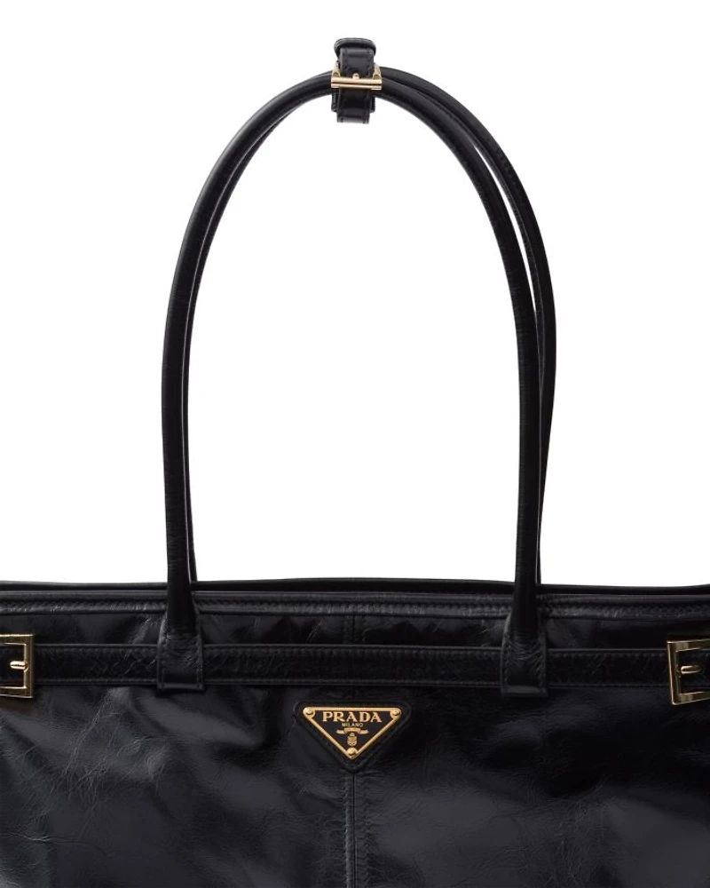 Bonnie Extra Large Convertible Leather Shoulder Handbag