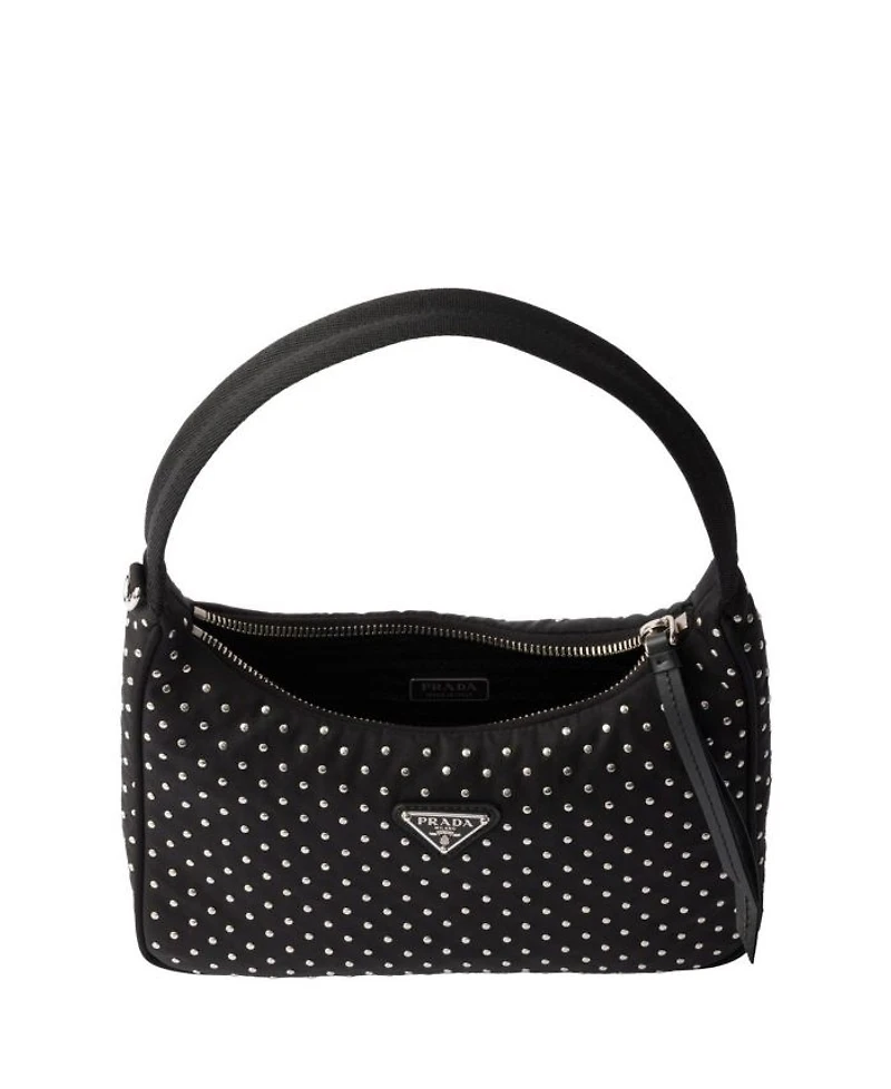 Re-Edition Re-Nylon Mini Bag with Studs