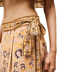 Amalia Printed Wrap Skirt