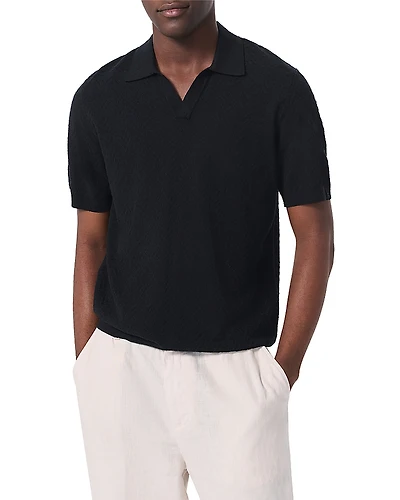 rag & bone Zuma Toweling Herringbone Polo