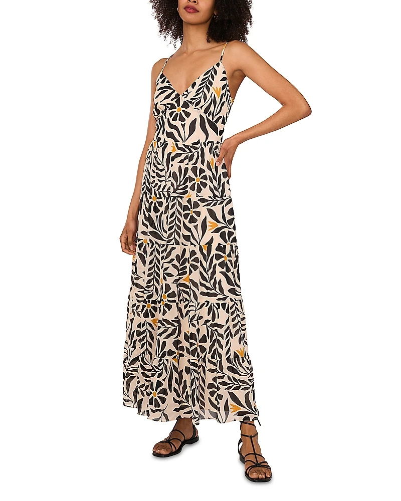 1.state Printed Maxi Dress