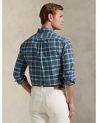 Classic Fit Plaid Oxford Shirt