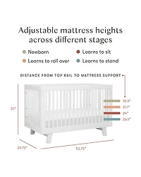 Hudson 3-in-1 Convertible Crib